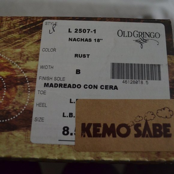 Old Gringo Brown Leather Boots - Picture 10 of 12